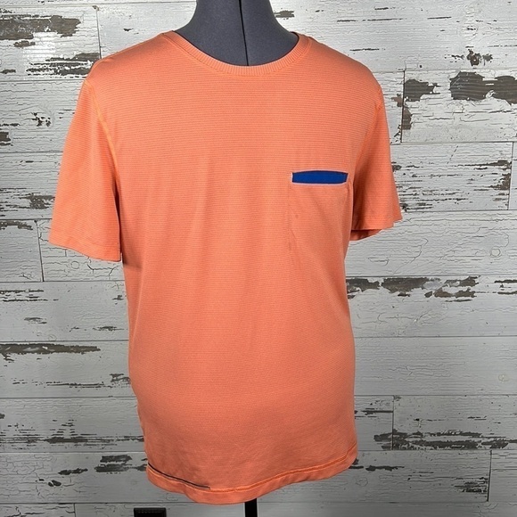 LULULEMON R.A.D. Men’s Short Sleeve Shirt Heathered Cape Red M - Picture 1 of 6